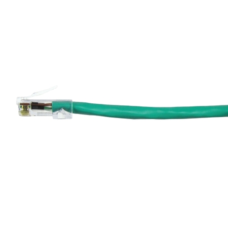 COMPULINK CBL ASSY MOD D/E 24-4PR, STRANDED CAT6 568A/B 7FT, GREEN M88DE7FC604